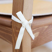 XHNXHN Cuscini per sedie da Pranzo in Rattan a Forma di U Cuscini per sedili Cuscini per sedie Estivi Traspiranti per Ufficio Decorazioni per la casa Cuscini per sedie Freddi con Lacci Marrone 50x5