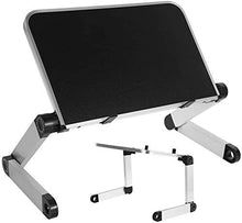 Tavolo da picnic all'aperto Letto Vassoio Laptop Stand Tavolo da tavolo Lap Tavolo ergonomico per divano letto Picnic Breakfast Book Stand Pieghevole Altezza regolabile Altezza 360 gradi Angolo (Color
