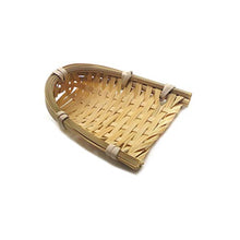 EXCEART 1:12 Mini Cesto di bambù Fai da Te in Miniatura Accessori Casa delle Bambole Polvere-Pan Ornamento Gioco Casa Giocattolo per Ragazze Bambini Bambini