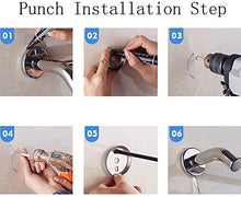 AINIYF Bagno Bagno Doccia Mensola Organizzatore portasciugamani parete Punch libero dell'acciaio inossidabile 304 Allungare doppio Hanging asta, 2 Metodi di installazione, 9 Grandezze (Dimensioni: 80x