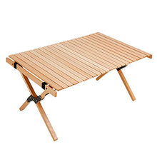 household products Tavolo Pieghevole per Esterni, Tavolo per Rotolo di Uova in Legno, Tavolo Pieghevole Portatile, Tavolo da Picnic per Barbecue da Campeggio a Guida autonoma