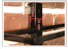 Portabottiglie da parete in metallo per cucina/dispensa/cantina (dimensioni: 6 bottiglie)