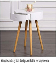 File cabinets Comodino tavolino Comodino per Camera da Letto, armadietto da Letto, sofà del sofà Cassetti (Color : White)