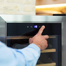 Cecotec Cantinetta GrandSommelier 24000 inox Compressor. 24 bottiglie, compressore, alte prestazioni, temperatura regolabile, classe di efficienza energetica B.
