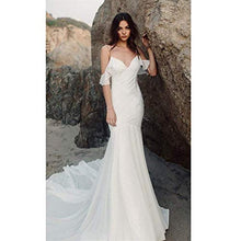 Accessori per la casa Abito elegante semplicità Sirena Abito elegante semplicità con scollo a V Cinghia per spaghetti Halter Beach Abito elegante semplicità Chiffon Trailing Elegante semplicità Dre
