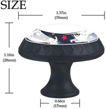 Gatto Hipster Pomelli per Porta Set di 4 Pomelli per Mobili Manopole per Cassetti Cucina Armadio Vetro