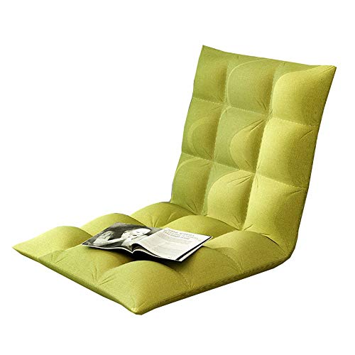 Laishutin Divano Divano Letto Poltrona allungabile Pieghevole Regolabile per Lettino Poltrona Letto futon per Soggiorno e Ufficio (Color : Green, Size : 50 * 100 * 10cm)