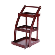 Carrelli portaoggetti Carrello carrello di bellezza carrello a tre strati carrello di bellezza salone di bellezza carrello di massaggio carrello carrello I will take action now (Color : B)