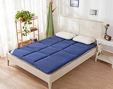 Pieghevole roll up materasso futon doppio e singolo, tatami mat tradizionale futon tappetino antiscivolo anti-acaro traspirante materasso portatile per dormitorio portatile per dormitorio traspirante