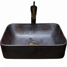 Grano di ruggine Vintage Europa Stile Vintage Cina Fatto a Mano Lavabo Lavaggio Rettangolare Lavandino da Bagno Artistico in Ceramica