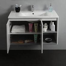 Kiamami Valentina MOBILE BAGNO 90CM ANTE+VANO A GIORNO PROMENADE LAVABO | BERLIN