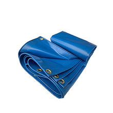 MTYLX Telo Multiuso per Esterni, Tessuto Impermeabile in Pvc Blu Resistente 0,4 Mm Spessore Pesca Campeio Copertura Del Terreno 420 G/M²,5.8X5.8M,5.8X5.8M