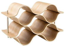 LHQ-HQ Moderno e Minimalista in Legno Saluto Wine Rack 6 Supporto di Bottiglia titolari Kitchen Bar mensola di Esposizione di Piegatura di Legno Wine Rack Bottiglia della Bevanda