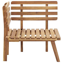 vidaXL Legno Massello di Acacia Divano Angolare da Giardino con Cuscini Sofa Salotto da Esterni Arredo da Giardino Accessori per Patio