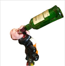 Creazione con amore Un bel portabottiglie di vino e bicchiere titolare mini migliora la bellezza della tua casa, materiale: poliresina, dimensioni: 22,9-28 cm