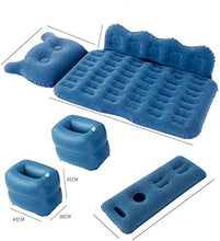 Lettino da viaggio Letto gonfiabile multifunzionale auto materasso gonfiabile doppio protezione deflettore SUV aria materasso for Cars- aria materasso for Viaggiare in auto 5-21 ( Color : Blue )