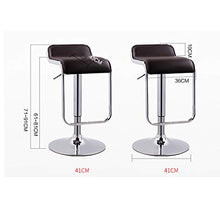 LF- Bar Stool Bar Stool Moda Creativa Bar Chair Casa Schienale Alto Seggiovia Bar Stool Rotante ad Alta Sgabello Sgabello Colazione Ristorante Ascensore Sgabello semplicità (Color : Dark Green)