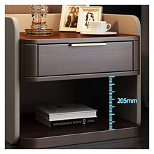 RKRZLB Comodino con Cassetto E Ripiano Inferiore Max per Cameretta 21.6x17.7x17.7inch Legno Cassettiere Cameretta