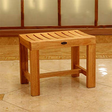 Accessori da bagno - Bagno impermeabile antiscivolo Stabile Sicurezza Comfort Bath Chair cambiare le scarpe Sgabello anziani / disabili / incinta di legno solido superficie curva presidente Max.250kg
