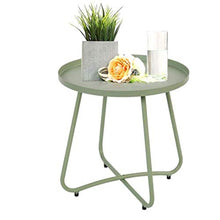 GAOLIM Tavolino da caffè & ndash; Tavolino per Uso Interno ed Esterno & ndash; Tavolino da terrazzo e Balcone - 4545 cm (Colore: Verde)