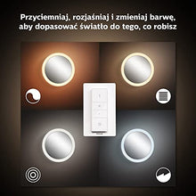 Philips Hue White Ambiance Adore, Specchio Smart Luminoso da Bagno, Bluetooh, Controllo Vocale 40W, Cromato, Telecomando dimmer switch incluso
