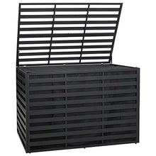 Tidyard Contenitore per Giardino, Baule da Giardino, Baule Contenitore da Esterno in Alluminio 150x100x100 cm Antracite