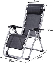 Lettini da sole pieghevoli sdraio marrone relax sedie reclinabili Zero Gravity Sedie sdraio sdraio sdraio super larghezza reclinabile spiaggia