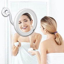 Specchio Specchi per Il Trucco Luci vanità, LED con Forti Ventosa 360 Gradi Girevole