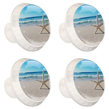 Stella marina del sole 4 PCS Pomelli per Porta, Pomolo per Mobile, Pomelli per Mobili con Viti, Maniglia per Armadietto, Pomelli per Porta, Pomelli per Cassetti per Porta, Armadio, Cassetto e Credenza
