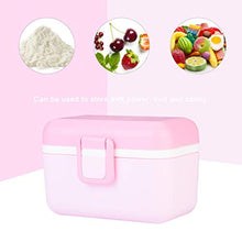 SALUTUYA Scatola portaoggetti, sicura e Non tossica, la Scatola per Alimenti complementare per Neonati può Essere utilizzata nel Frigorifero e nel microonde,(Pink)