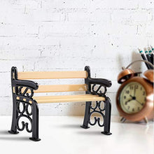 1/12 Panchina da Giardino, Non Facile da Rompere, Sedia da banco per Bambola, Mini panchina da Giardino, Patio, panchina da Giardino, Facile da Usare, Camera da Letto per Bambini, Regali