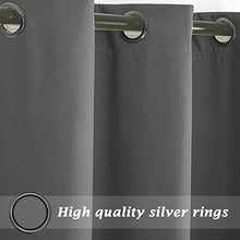 ele ELEOPTION Tenda per Esterni, Impermeabile, Protezione dai Raggi UV, con Occhielli, Oscurante, per Giardino, Cortile, Balcone, Grigio Scuro, 1 Pezzo / 132 X 240cm