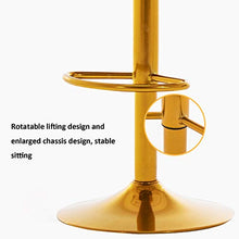 DJFIOSD Sedie da Bar Rotanti per Uso Domestico Nordico, Sedia con Sgabello Alto Regolabile in Altezza Sgabelli da Bar con Schienale in Metallo Semplice Possono Essere Utilizzati in Ristoranti,K
