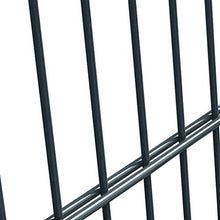 vidaXL Pannelli di Recinzione 6 pz Ferro 6x2 m 36m (Totale) Antracite