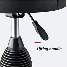 Poltrone Nubao Sgabello regolabile su rotelle, Physique Scopare Sgabello con Corona modello panno di lino sedile, Altezza regolabile 45-57 cm, Reggere il peso di 160 Kg, Fotografia Stoolfor Ufficio La