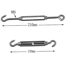 POFET 6 mm 304 acciaio inox ombra vela kit hardware per installazione rettangolo e quadrato parasole vela