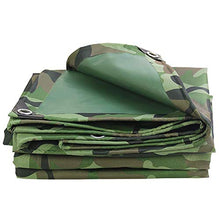 MTYLX Telo Multifunzionale per Esterni, Impermeabile-Resistente Camouflage Giungla Addensato Oxford Poncho Copertura Di Protezione Solare Copertura Antipoere Capannone 600 / M2,3 × 6M