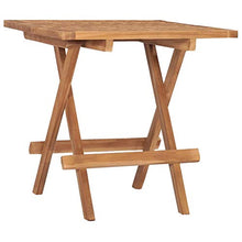 vidaXL Set da Pranzo da Giardino Pieghevole 3 pz in Massello di Teak