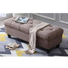 LXESWM Pouf Panca Ottomana Stoccaggio Ottomano con Flipping Coperchio Scarpe Banco Poggiapiedi Pieghevole Bagagli Petto di Archiviazione Pouffe Storage Box Bed Fine Sgabello Divano Sgabello