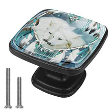 Catcher Wolf 4 PCS Pomelli per Porta, Pomolo per Mobile, Pomelli per Mobili con Viti, Maniglia per Armadietto, Pomelli per Porta, Pomelli per Cassetti per Porta, Armadio, Cassetto e Credenza