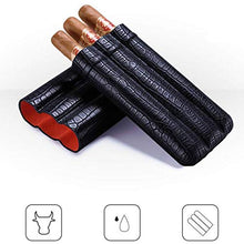 Accessori e umidificatori per sigari Cigar Humidor Cabinet for Esterni Business Viaggi Cedar umidità Box Aspetto Pelle Handmade Materiale Pacchetto Regalo Crafts