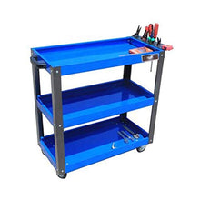YIN YIN Carrello per Ripiani Passeggino for Ripiani, Carrello portautensili Flessibile Multi-Strato for movimentazione Auto, Porta Attrezzi in Metallo, Blu, 70X35X76CM Carrello a rulli
