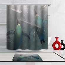 LIYAN Combinazione Bagno. Immagini Chiare E Colori Vivaci Rendono Il Tuo Bagno Pieno di Vita. Accessori da Bagno. Pinguini sotto Il Ghiaccio.