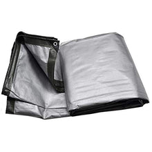 MTYLX Telo Di Tela Cerata Impermeabile, Rete Parasole, Tessuto Ombreggiante, Spessa Plastica Isolante Esterna Impermeabile Resistente All'Usura, Argento,3 * 5M,3 * 5M