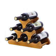 Tavolo Wine Rack Impilabile Brown Wine Rack di visualizzazione del basamento del supporto di archiviazione for la casa Kitchen Bar controsoffitto o sala da pranzo Usa per piani di lavoro, dispense e f
