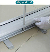 (Usando in affari) Roll Up Banner Banner Chiaro Schermo di plastica Sneezé Guardia Protezione Pop-Up Roller Banner, Scudo di distanziamento sociale, Protezione dello spiedo, Schermo divisorio, Strisci