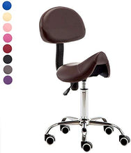 Salon sgabello Salone di massaggio Sedia con schienale regolabile professionale girevole ergonomica Sgabello for Office saloni manicure tatuaggio di terapia di massaggio di bellezza salone della stazi