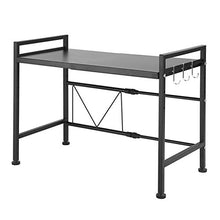LYM &ripiano di stoccaggio Ripiano for Forno a microonde, Ripiano for Cucina a Scomparsa Ripiano for spezie Forniture for Cucina Ripiano for riporre -2 Strati Scaffale di Finitura