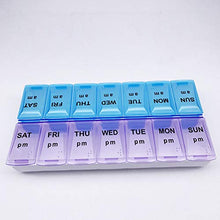 7 giorni pillole scatola medicina tablet dispensatore organizzatore settimanale di stoccaggio