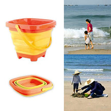 guangzhou Portatile Secchio da Spiaggia Giocattolo di Sabbia Pieghevole Pieghevole in plastica Multiuso Secchio di plastica Morbido barile Pieghevole Blu
